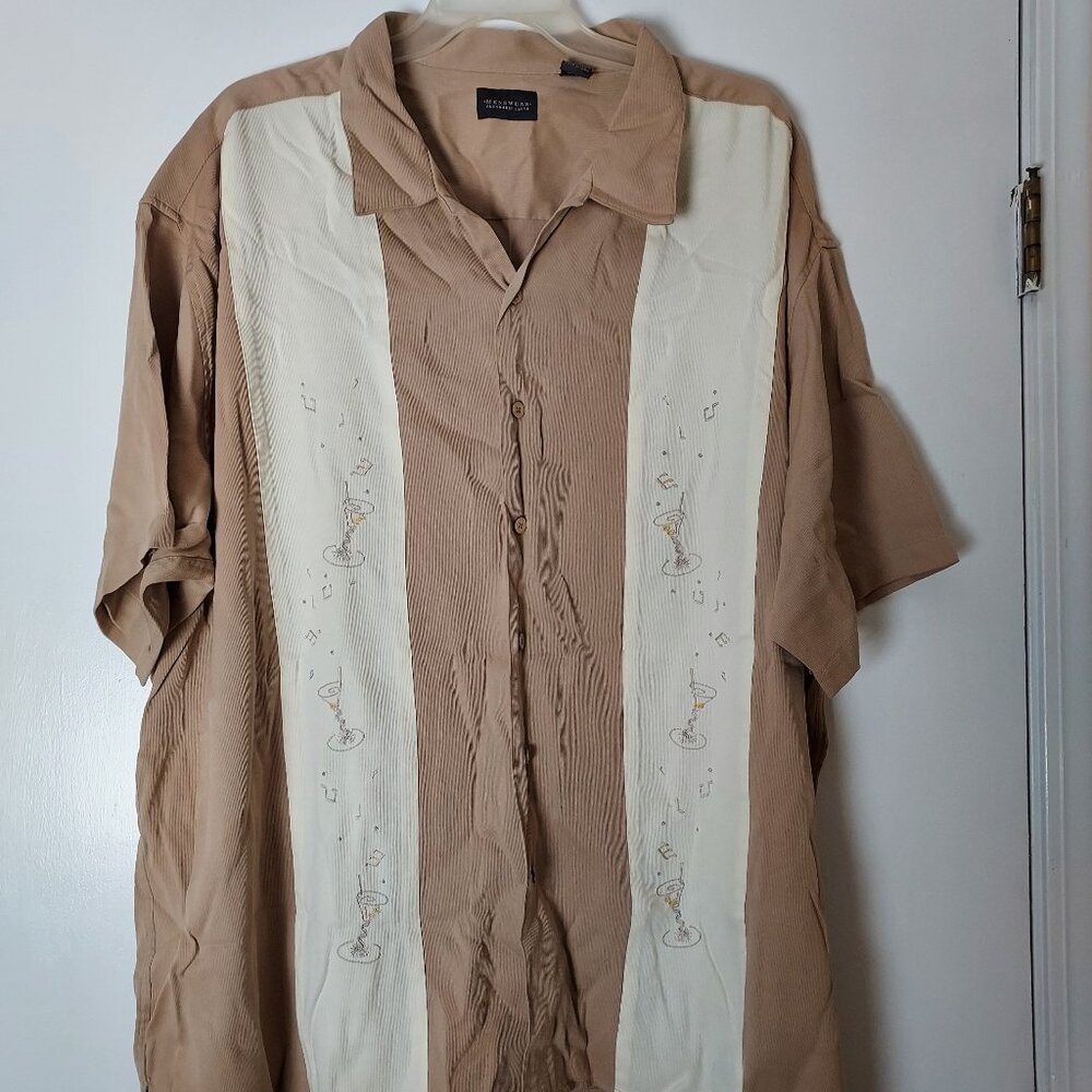 Men's Warehouse/Alexander Lloyd Guayabera Shirt 4XL